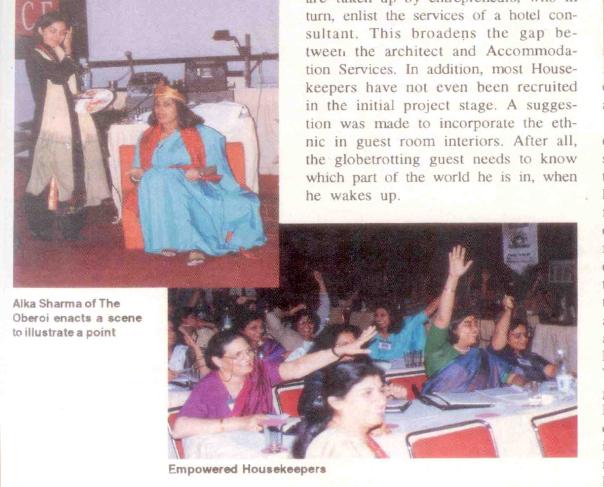 Fourth H&FS Awards '95 for excellence in Hospitality